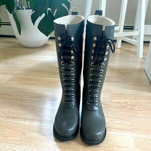 Ilse Jacobsen women’s Danish rain boots 6.5 - grey
